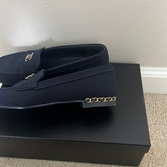 Authentic Chanel moccasins loafers size 38.5 - Picture 5 of 10